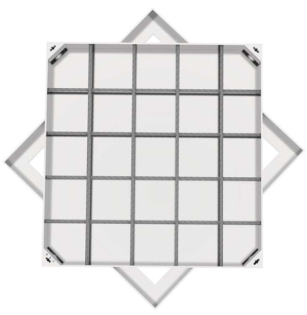 东成镇不锈钢方井展示